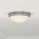 Baumann 1 Light 10 inch Brushed Nickel Flush Mount Ceiling Light
